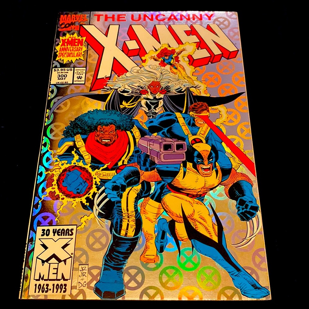 1993 THE UNCANNY X-MAN #300 FOIL COVER MARVEL COMICS BOOK
